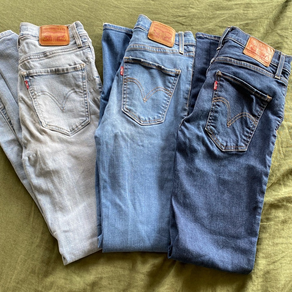Levi’s mile high skinny jeans bundle